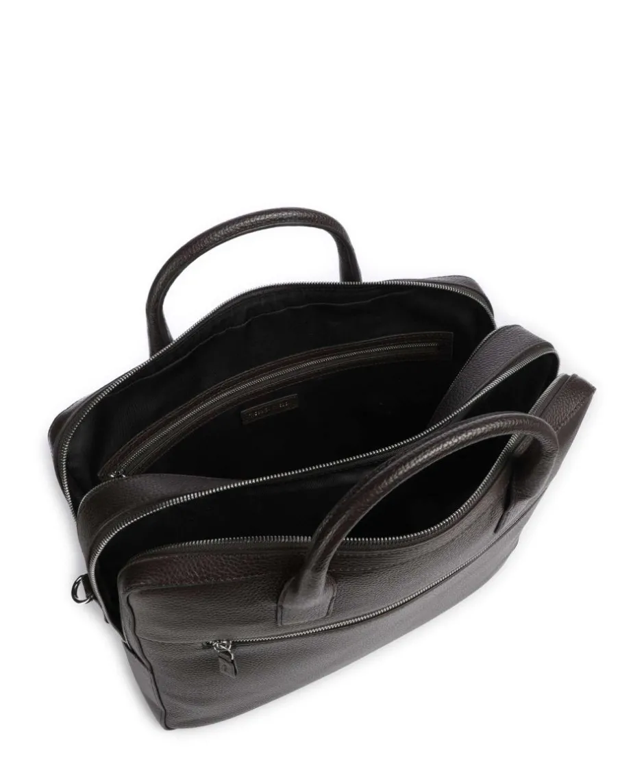 Tiger of Sweden Business- & Laptop Bags-Beridare Briefcase 15″ grained cow leather