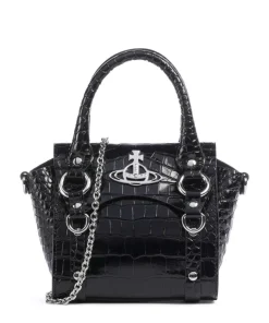 Vivienne Westwood Handbags|Crossbody Bags-Betty Embossed Croc Mini Crossbody bag embossed calfskin