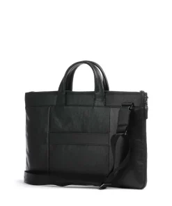 Piquadro Business- & Laptop Bags-Square Briefcase 15″ fine grain cow leather