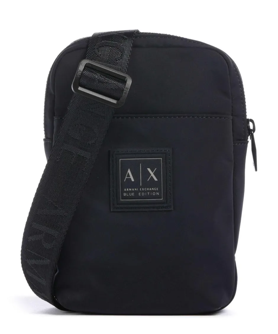 Armani Exchange Crossbody Bags-Blue Edition Crossbody bag polyester