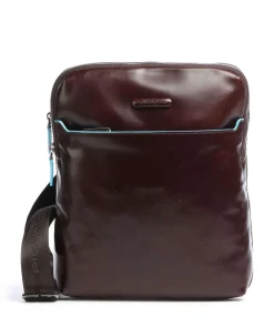 Piquadro Crossbody Bags-Blue Square Crossbody bag leather