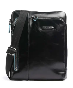 Piquadro Crossbody Bags-Blue Square Crossbody bag leather