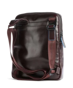 Piquadro Crossbody Bags-Blue Square Revamp Crossbody bag fine grain cow leather