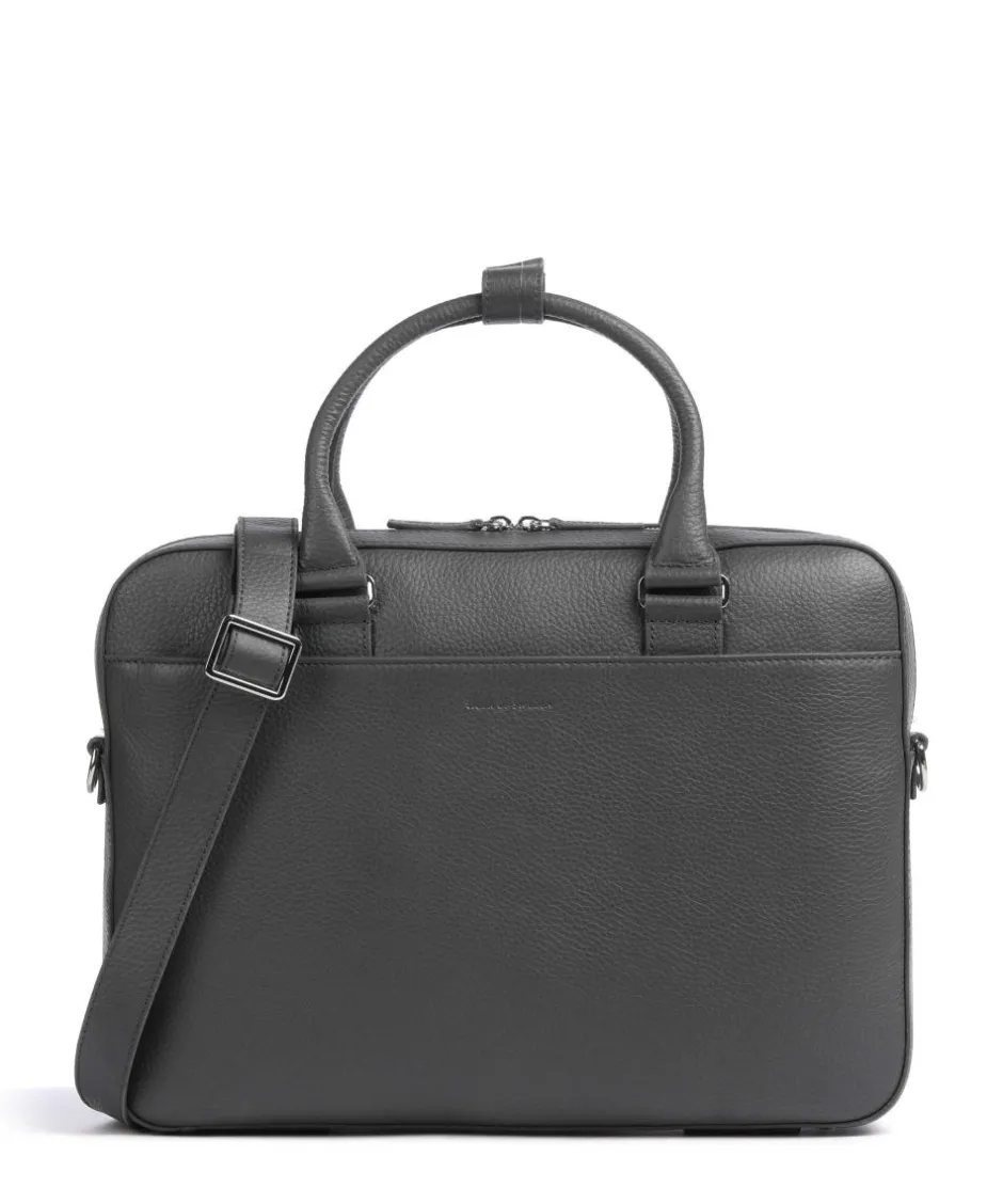 Tiger of Sweden Business- & Laptop Bags-Bosun Briefcase 15″ grained cow leather