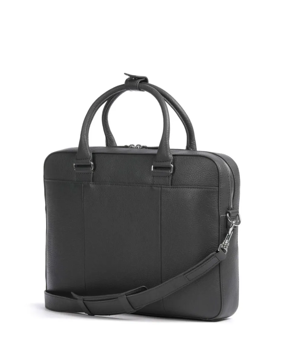 Tiger of Sweden Business- & Laptop Bags-Bosun Briefcase 15″ grained cow leather