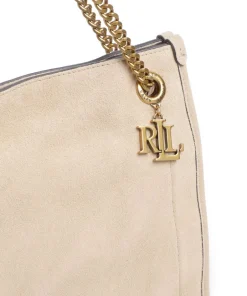 Lauren Ralph Lauren Tote Bags-Bradley Large Tote bag brushed cow leather