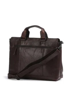 Spikes & Sparrow Business- & Laptop Bags-Bronco Bennie Briefcase 14″ fine grain leather