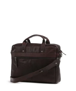 Spikes & Sparrow Business- & Laptop Bags-Bronco Briefcase 14″ buffalo leather