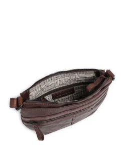 Spikes & Sparrow Crossbody Bags-Bronco Camreen Crossbody bag grained leather