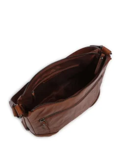 Spikes & Sparrow Shoulder Bags|Hobo Bags-Bronco Candee Hobo bag fine grain leather