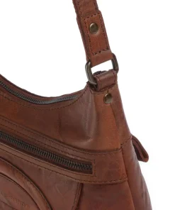 Spikes & Sparrow Crossbody Bags-Bronco Elien Crossbody bag fine grain leather