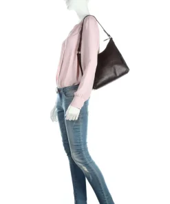 Spikes & Sparrow Shoulder Bags|Hobo Bags-Bronco Hobo bag buffalo leather