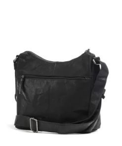 Spikes & Sparrow Shoulder Bags|Hobo Bags-Bronco Hobo bag grained leather