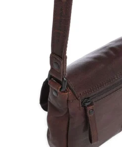Spikes & Sparrow Crossbody Bags-Bronco Linne Crossbody bag fine grain leather