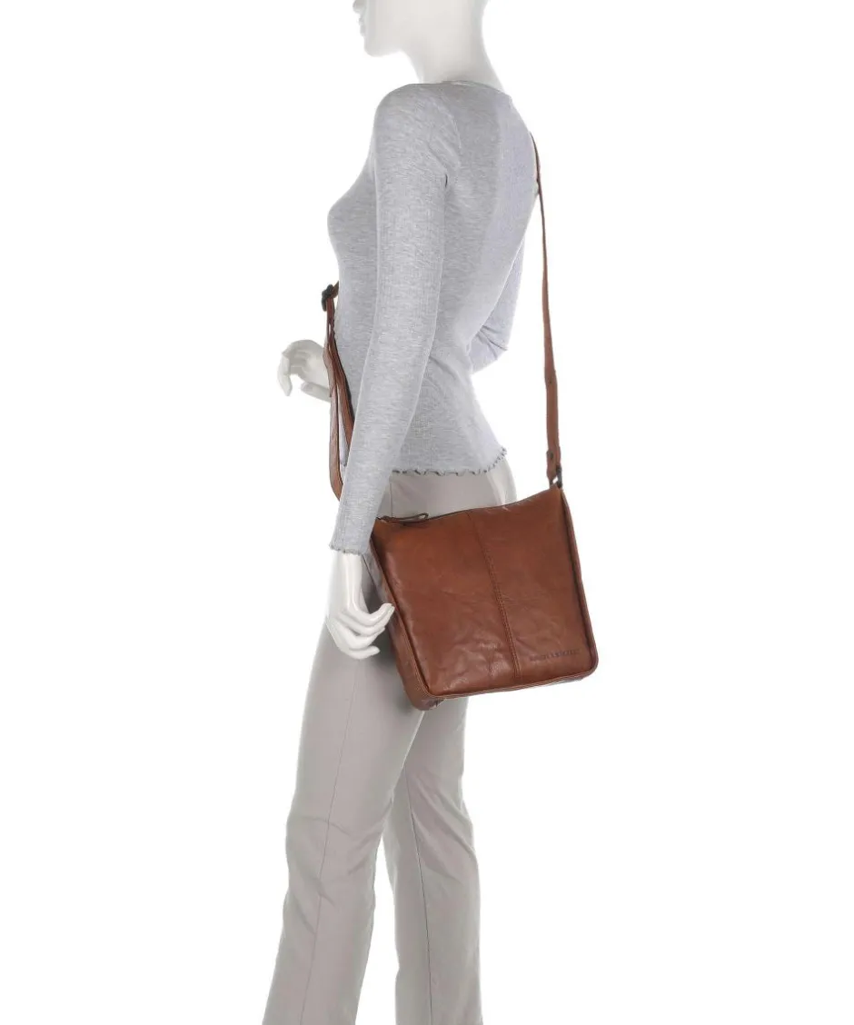 Spikes & Sparrow Crossbody Bags-Bronco Titia Crossbody bag grained leather
