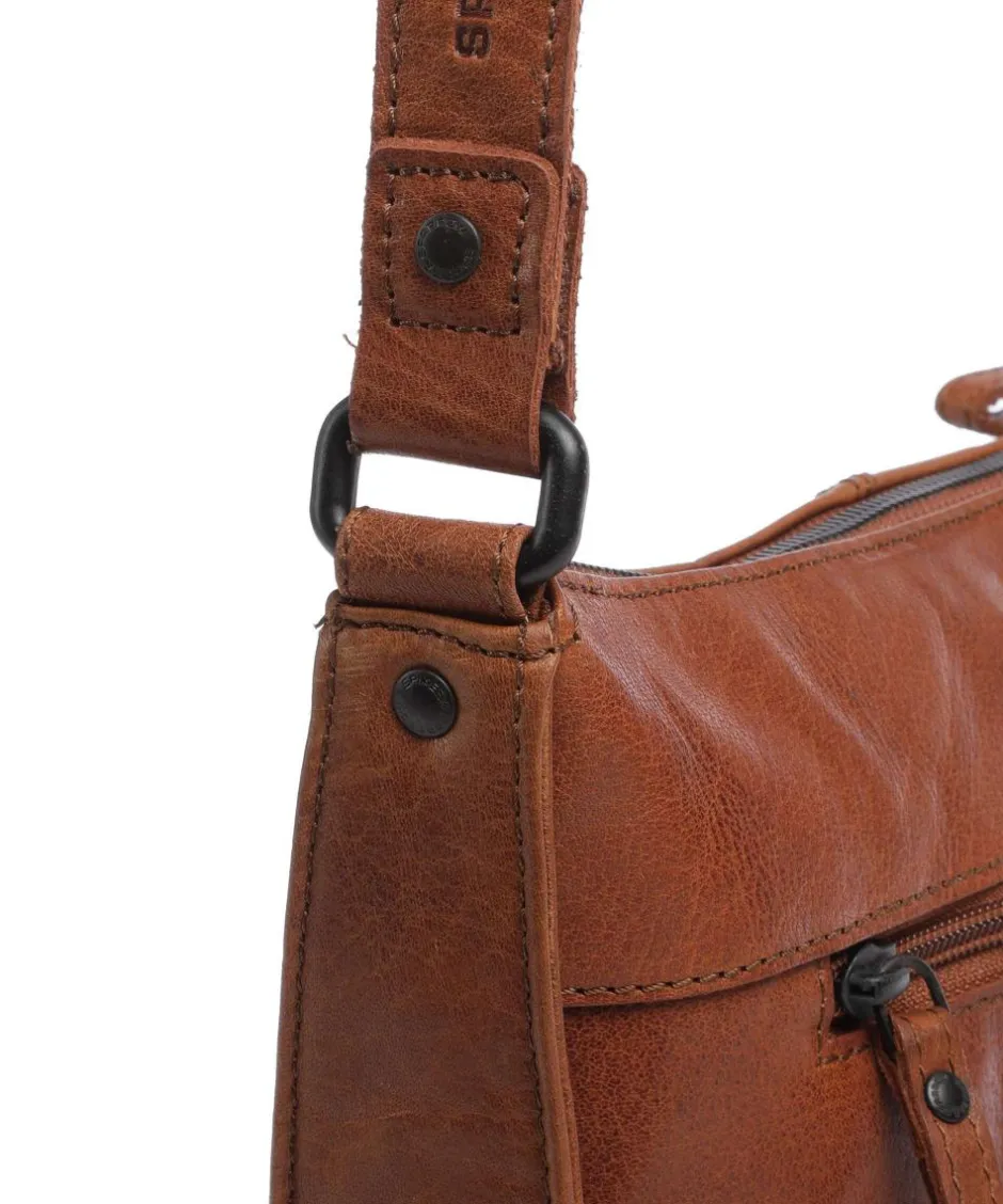 Spikes & Sparrow Crossbody Bags-Bronco Titia Crossbody bag grained leather