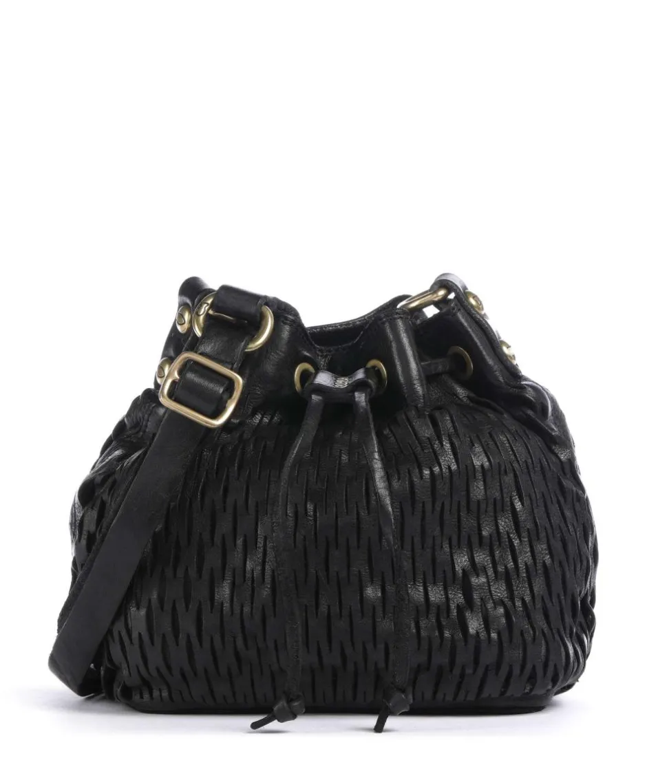 Campomaggi Hobo Bags|Crossbody Bags-Bucket bag grained cow leather