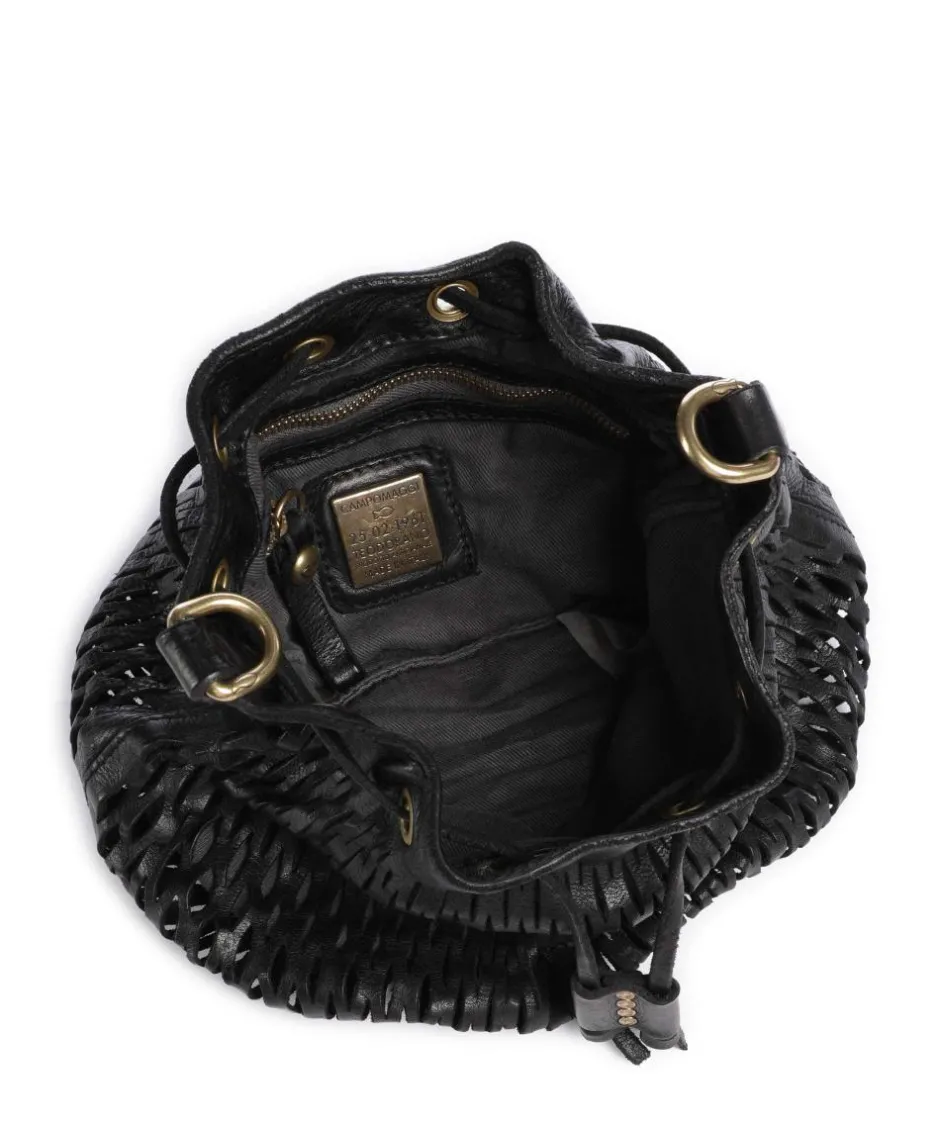 Campomaggi Hobo Bags|Crossbody Bags-Bucket bag grained cow leather