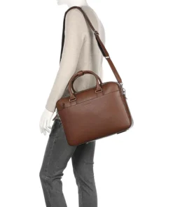 Tiger of Sweden Business- & Laptop Bags-Burin Briefcase grained calfskin