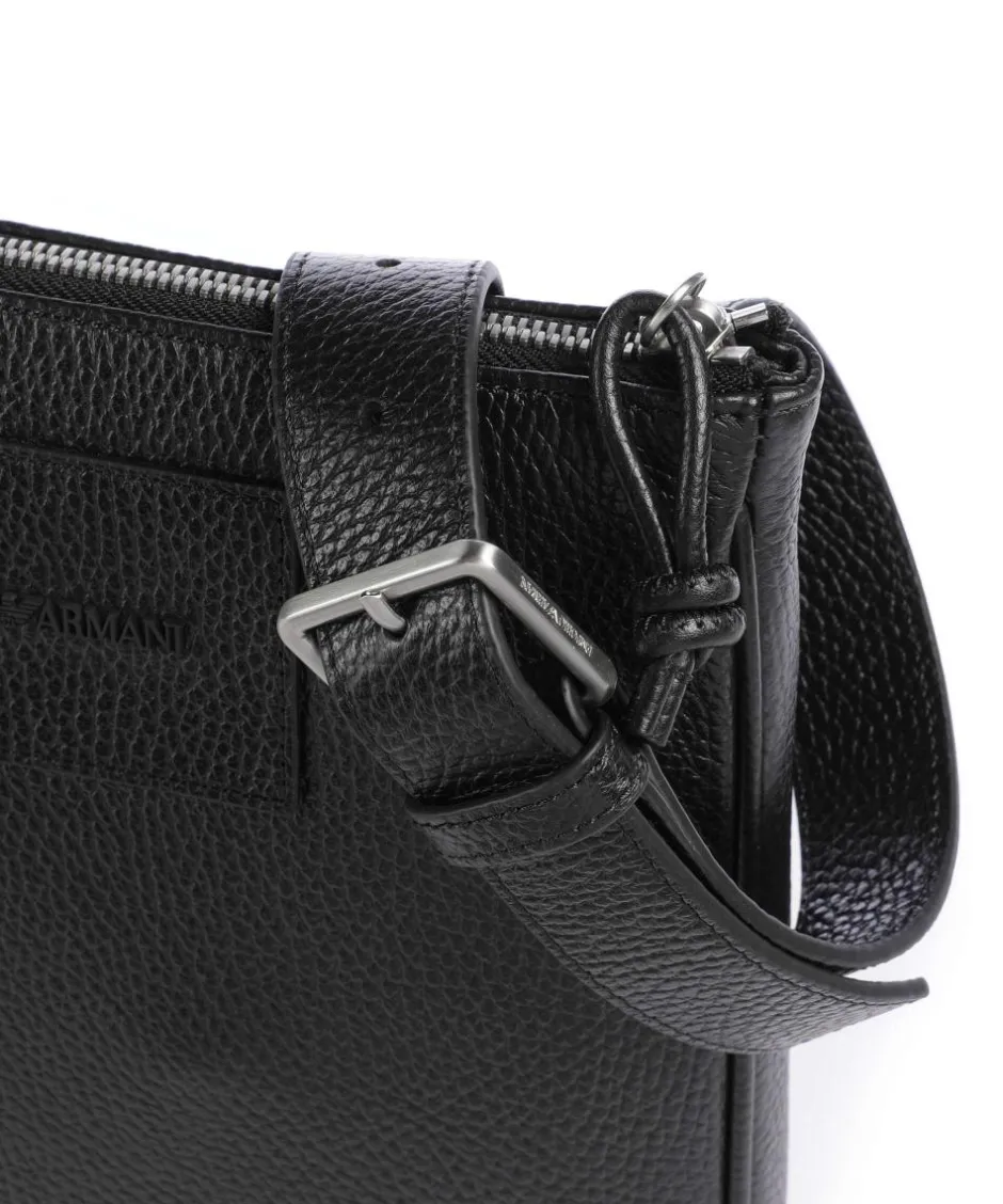 Emporio Armani Crossbody Bags-Business Crossbody bag grained cow leather