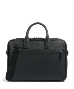 Emporio Armani Business- & Laptop Bags-Business Regenerated Briefcase 14″ imitation leather