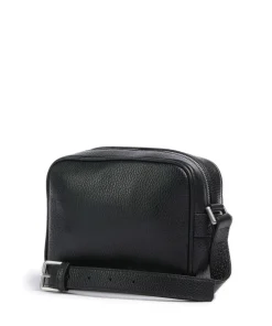 Emporio Armani Crossbody Bags-Business Regenerated Crossbody bag grained cow leather