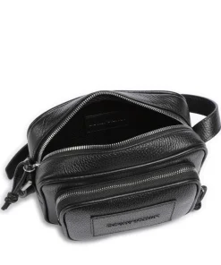 Emporio Armani Crossbody Bags-Business Regenerated Crossbody bag grained cow leather