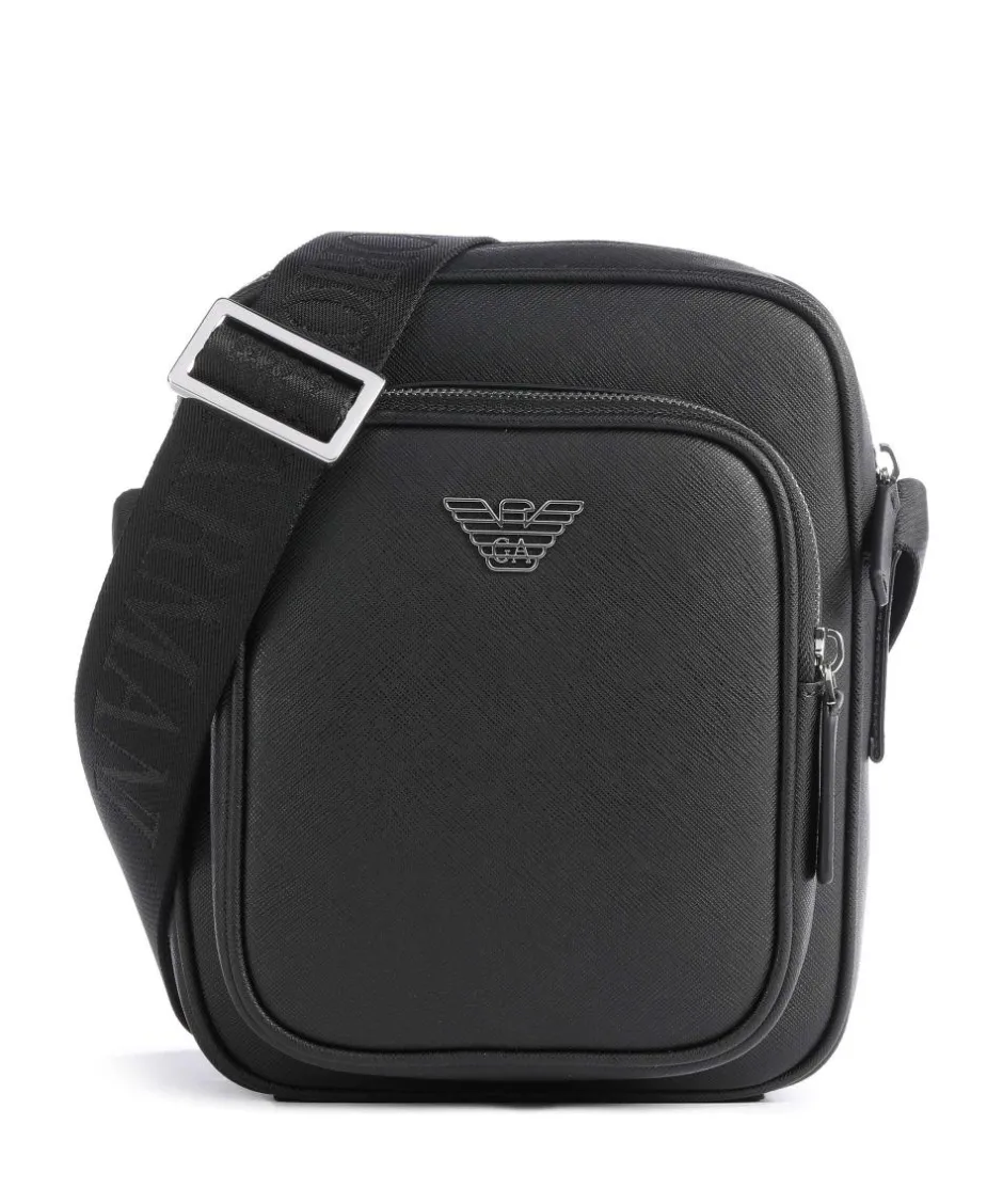 Emporio Armani Crossbody Bags-Business Regenerated Crossbody bag imitation leather