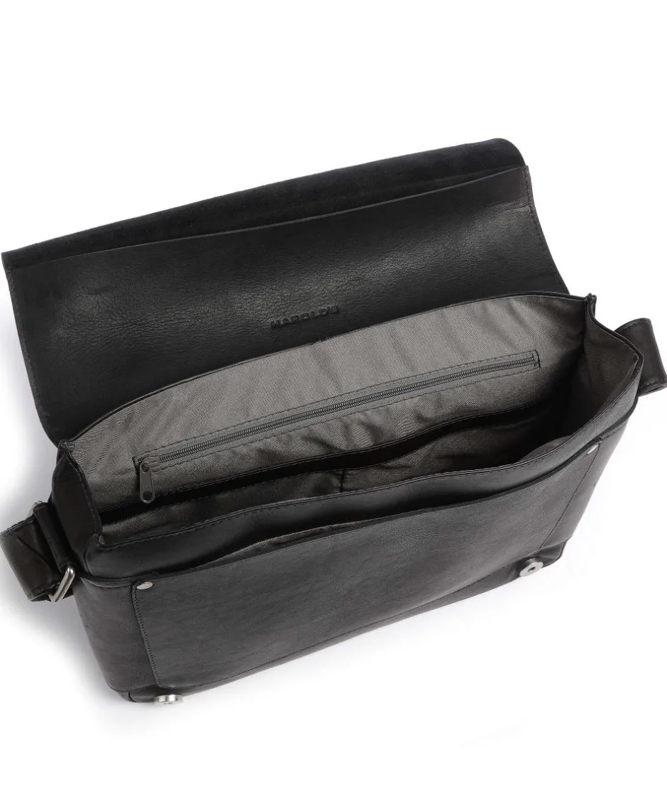 Harold Business- & Laptop Bags|Crossbody Bags-Campo Messenger bag fine grain leather