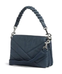 Lancaster Clutch & Evening Bags|Shoulder Bags-Canvas Matelassé Shoulder bag canvas