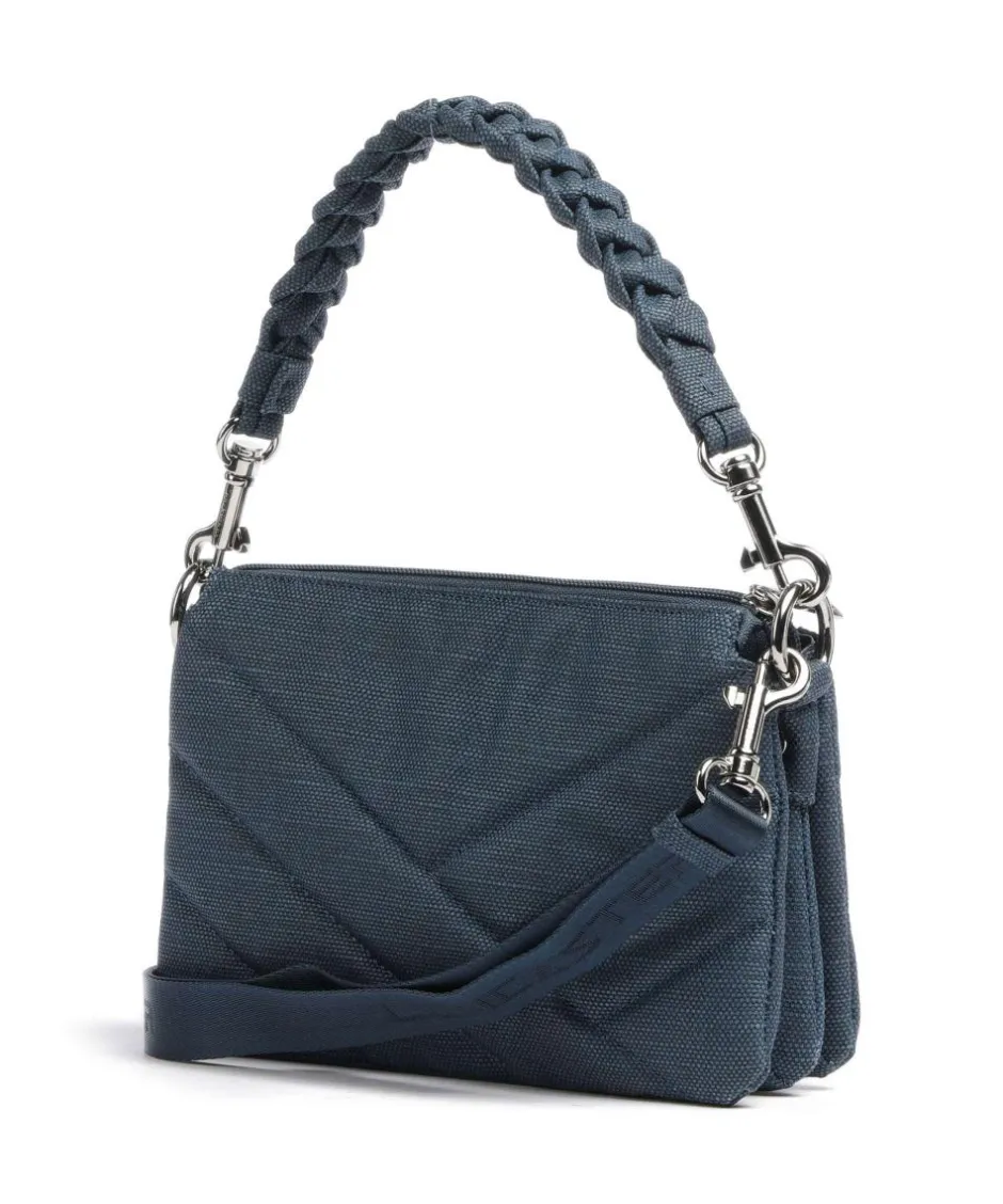 Lancaster Clutch & Evening Bags|Shoulder Bags-Canvas Matelassé Shoulder bag canvas