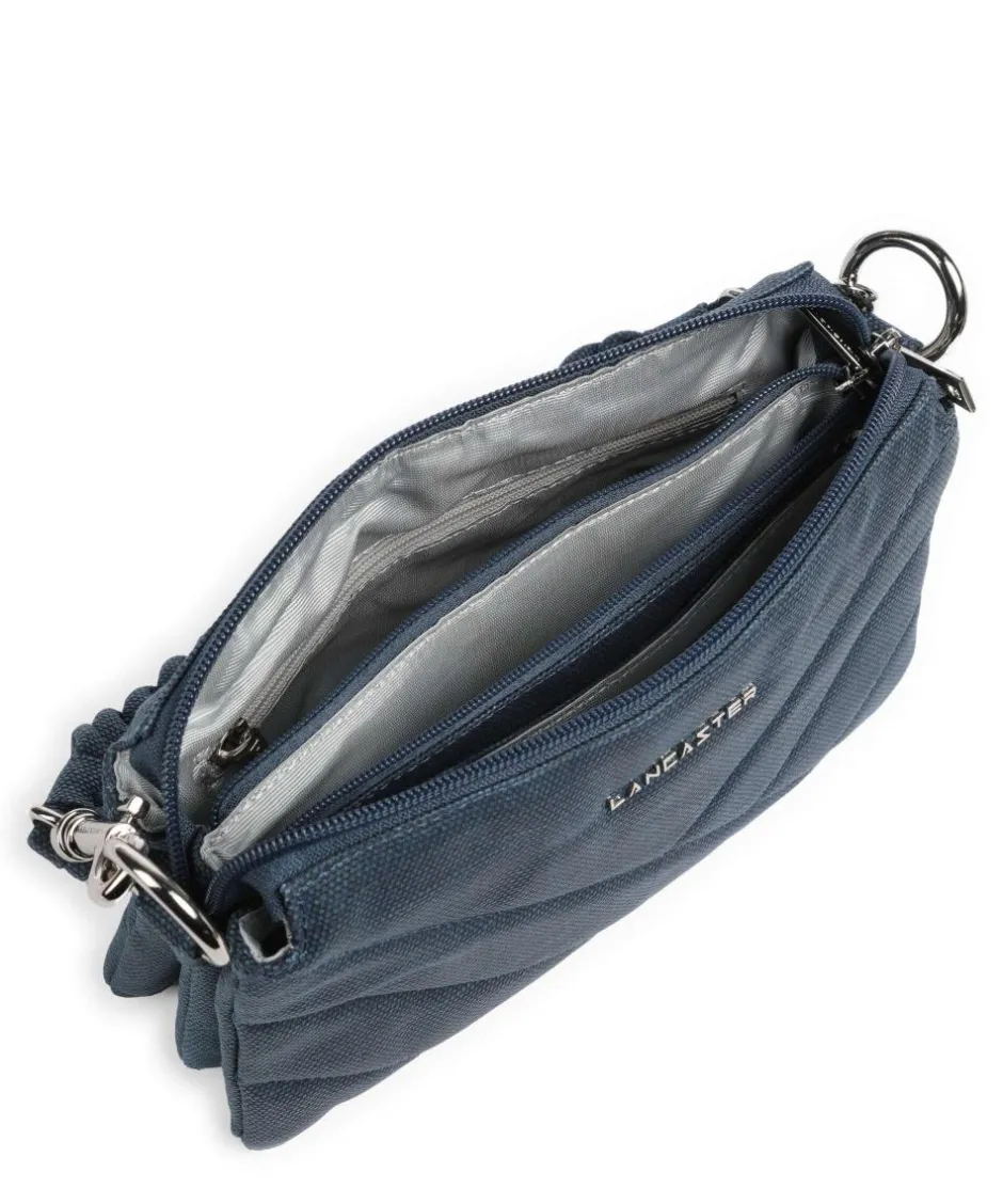 Lancaster Clutch & Evening Bags|Shoulder Bags-Canvas Matelassé Shoulder bag canvas