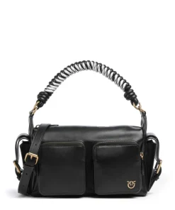 Pinko Shoulder Bags|Crossbody Bags-Cargo Shoulder bag softly grained calfskin