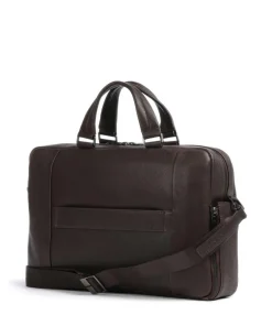 Piquadro Business- & Laptop Bags-Carl 13 Briefcase 14″ grained cow leather