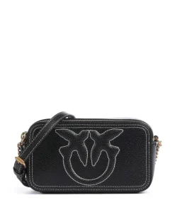 Pinko Clutch & Evening Bags|Crossbody Bags-Carrie Crossbody bag grained cow leather