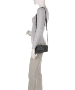 Pinko Clutch & Evening Bags|Crossbody Bags-Carrie Crossbody bag grained cow leather