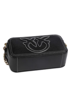 Pinko Clutch & Evening Bags|Crossbody Bags-Carrie Crossbody bag grained cow leather