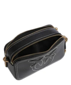 Pinko Clutch & Evening Bags|Crossbody Bags-Carrie Crossbody bag grained cow leather