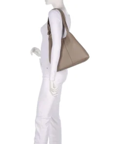 Coccinelle Shoulder Bags|Hobo Bags-C-Easy Hobo bag grained cow leather