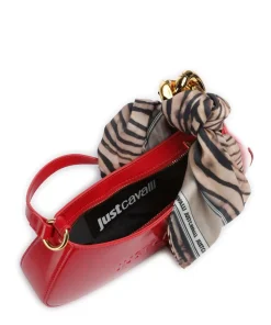 Just Cavalli Shoulder Bags-Chain Foulard Shoulder bag polyurethane, polyester