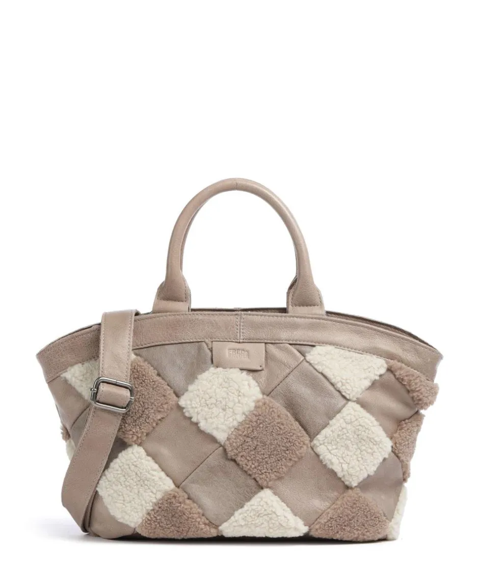 FredsBruder Handbags|Crossbody Bags-Check My Bag Handbag faux fur, leather