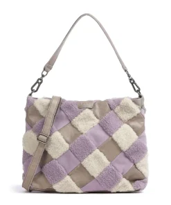 FredsBruder Shoulder Bags-Check My Bag Hobo bag grained leather