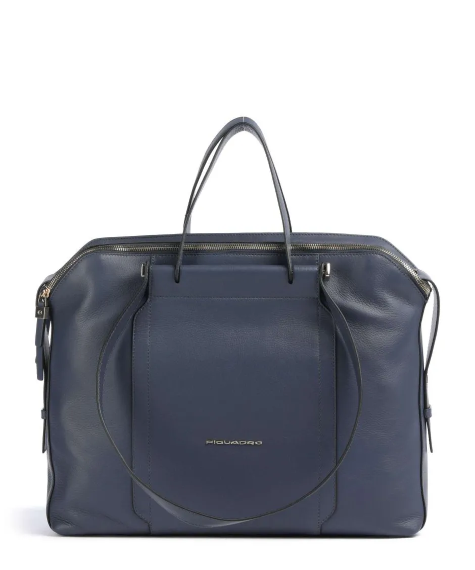 Piquadro Business- & Laptop Bags-Circle Briefcase 14″ fine grain cow leather