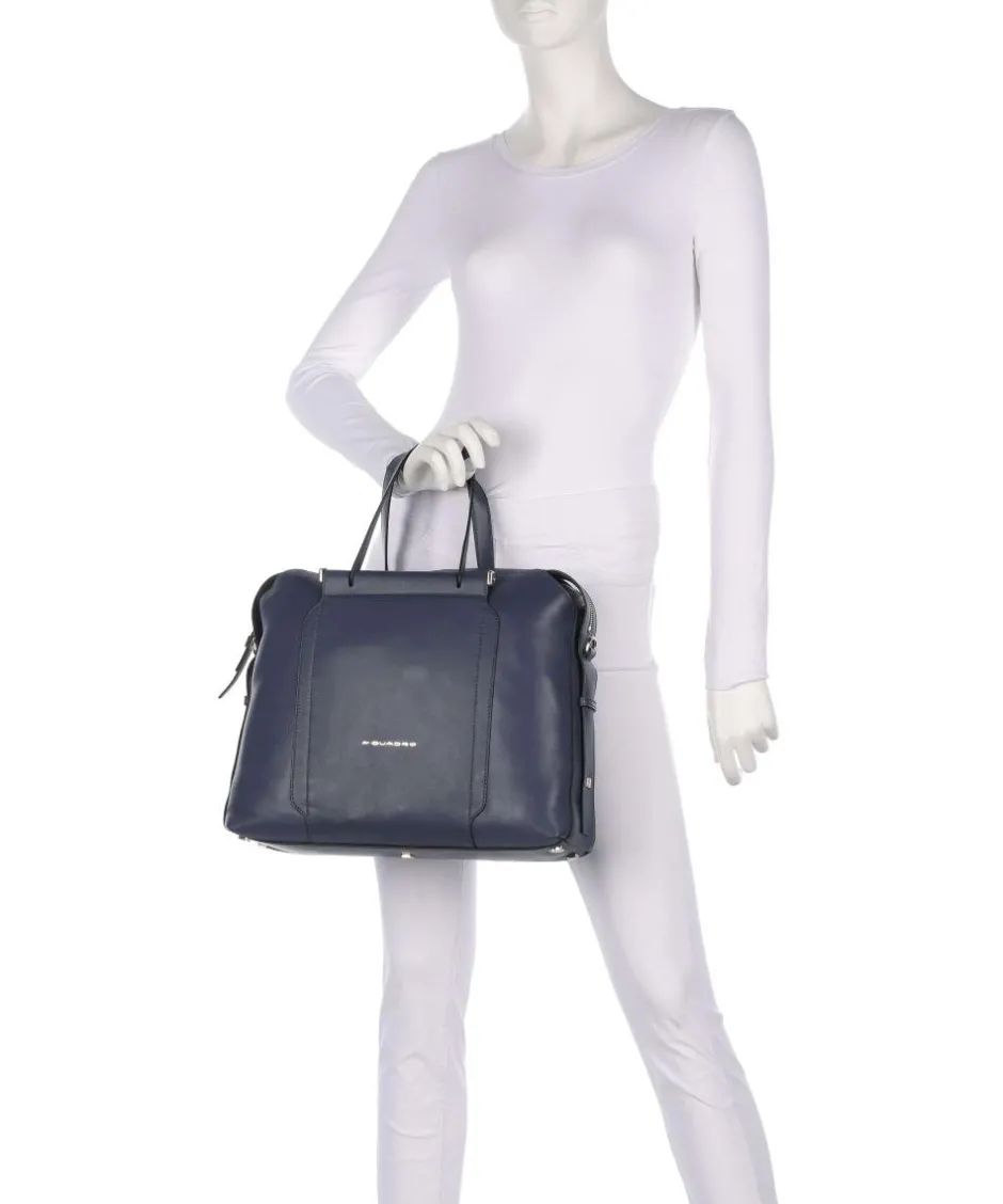 Piquadro Business- & Laptop Bags-Circle Briefcase 14″ grained leather