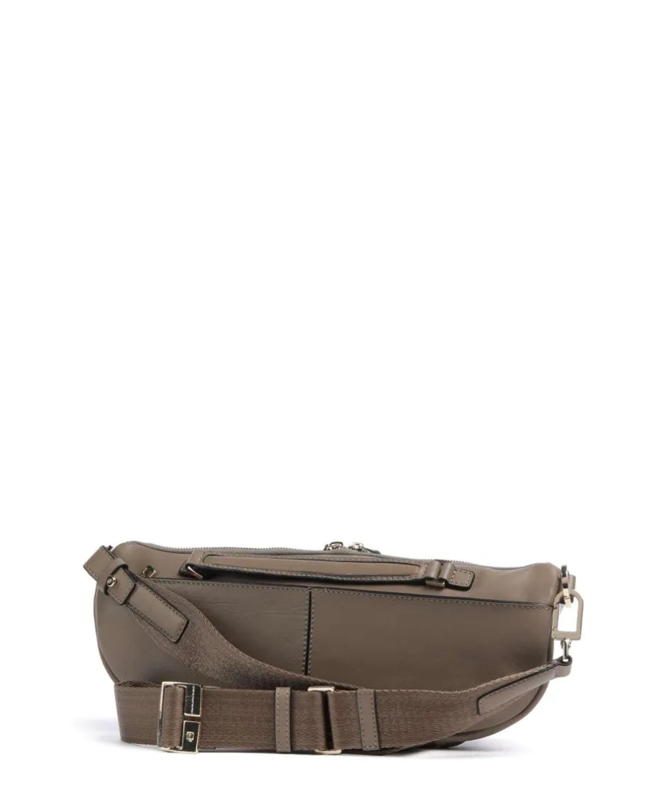 Piquadro Fanny Packs|Handbags-Circle Crossbody bag fine grain cow leather