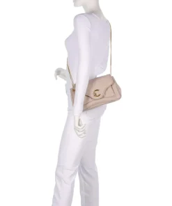 Coccinelle Shoulder Bags-C-Me Fluffy Shoulder bag fine grain cow leather