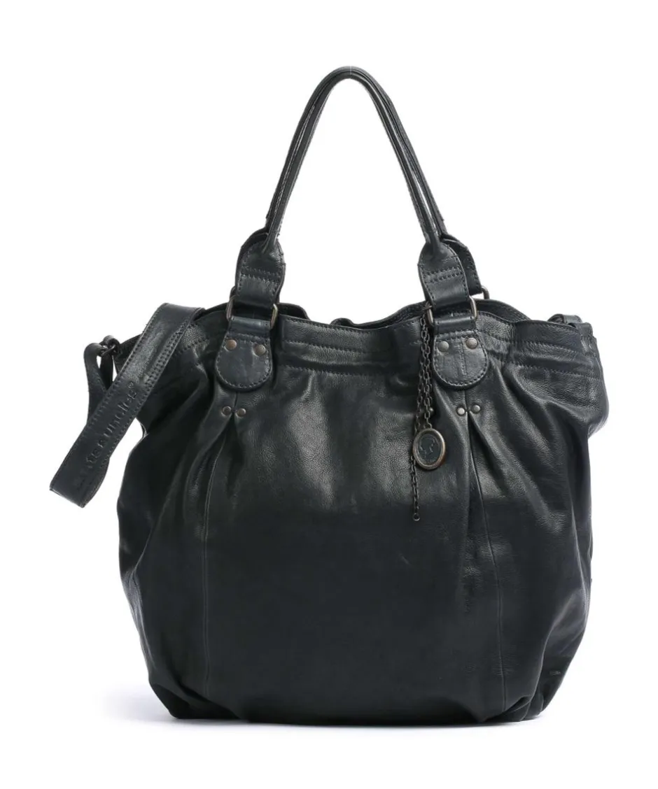 Aunts & Uncles Tote Bags-Coffee Klatsch Susan Tote bag grained leather