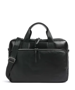 Bugatti Business- & Laptop Bags-Comet Briefcase 15″ fine grain cow leather
