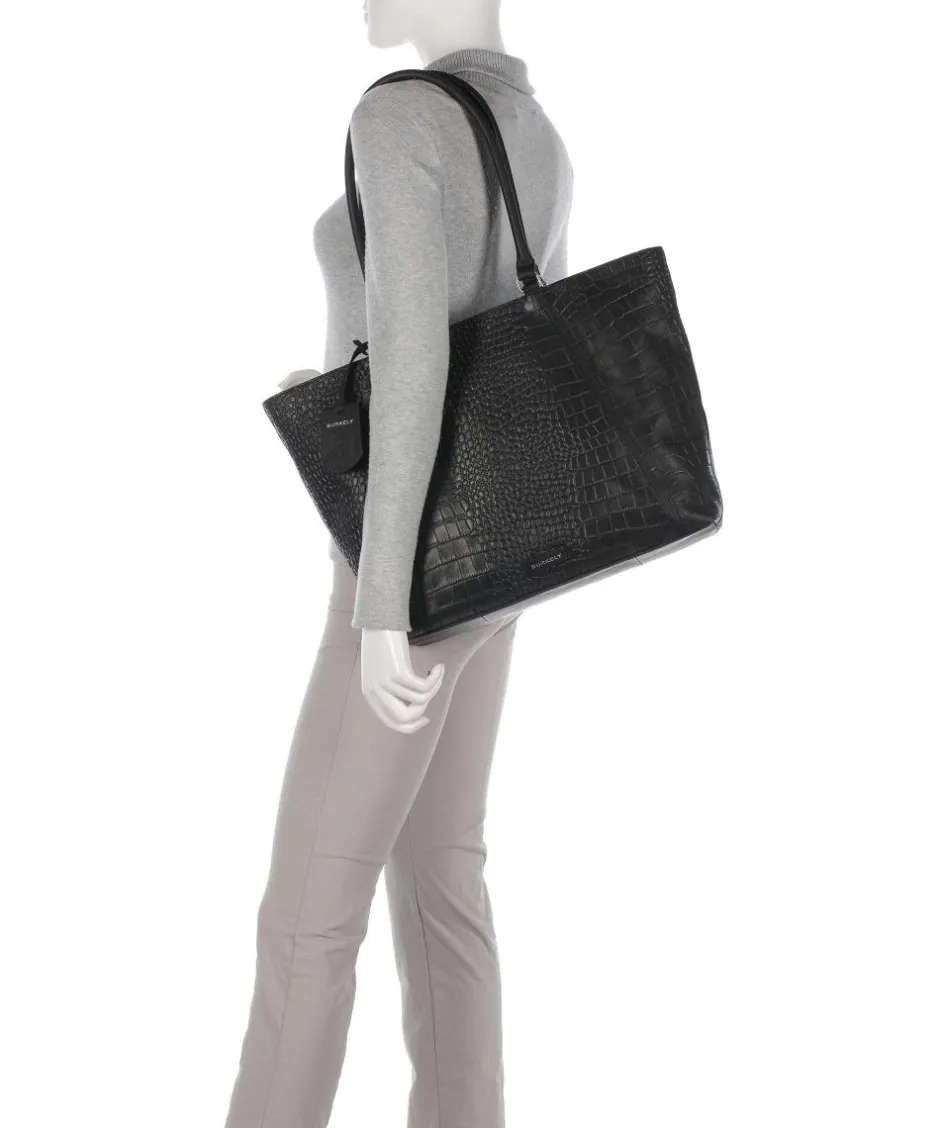 Burkely Tote Bags-Cool Colbie Tote bag 15″ embossed leather