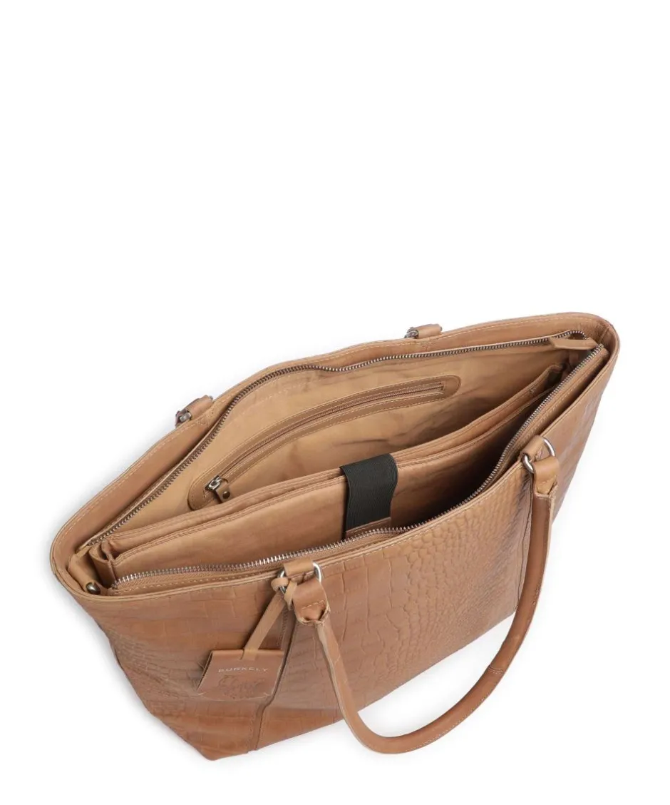 Burkely Tote Bags-Cool Colbie Tote bag 15″ embossed leather